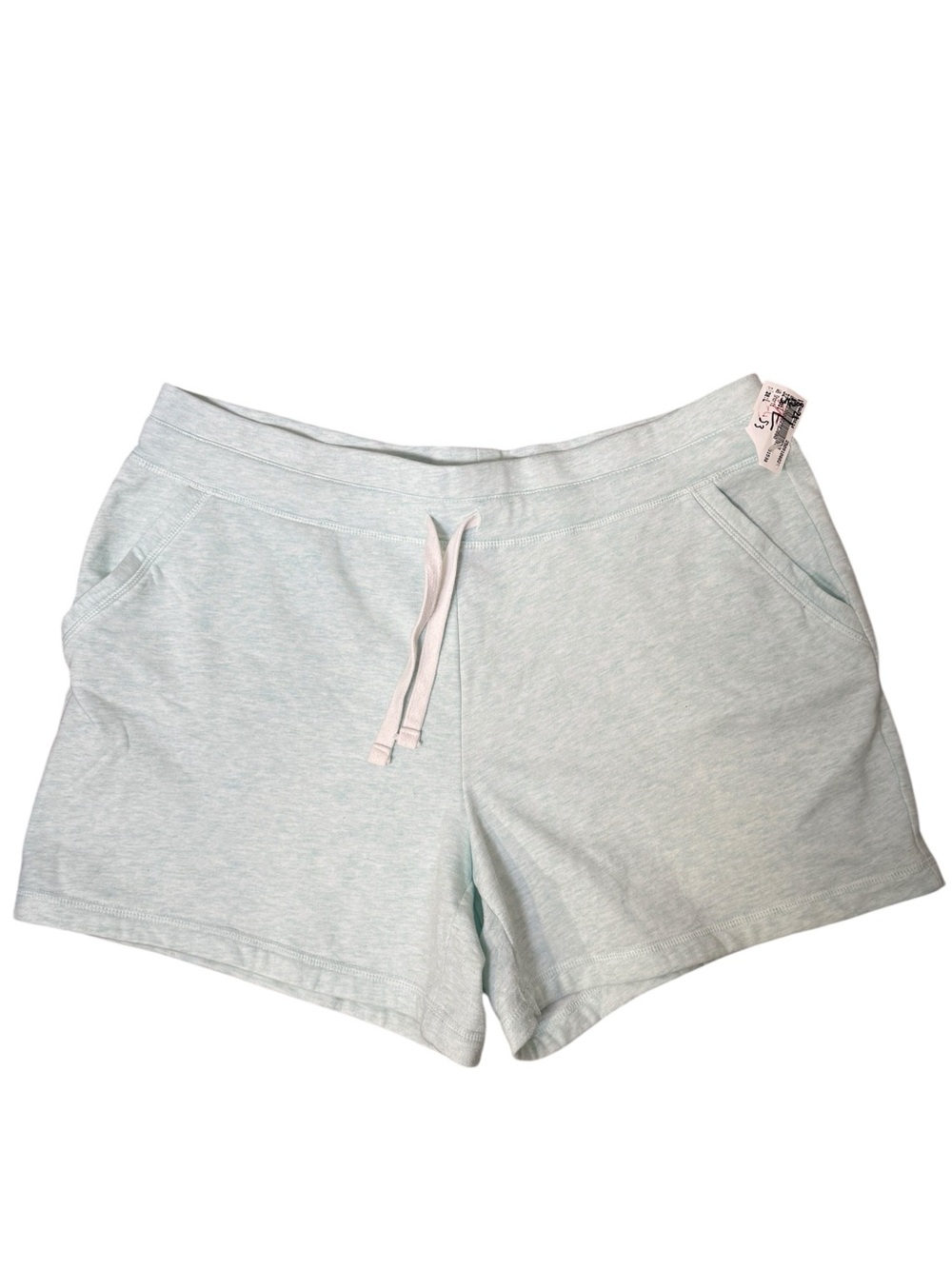 32 Degrees Large Mint Green Soft Lounge Shorts with Drawstring